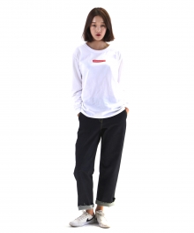 BOX LOGO T WHITE(WOMEN)