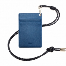 Basic card holder - blue 카드목걸이 지갑