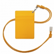 Basic card holder - yellow 카드목걸이 지갑