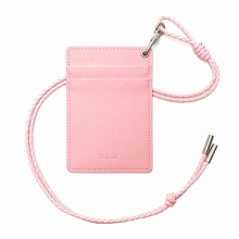 Basic card holder - pink 카드목걸이 지갑