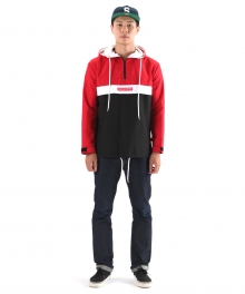 HALF ZIP-UP RED(MEN)