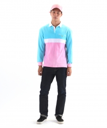 COLLAR T-SHIRTS PINK(MEN)