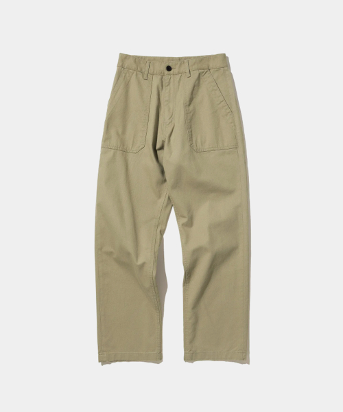 유니폼브릿지(uniformbridge) cotton fatigue pants regular fit beige