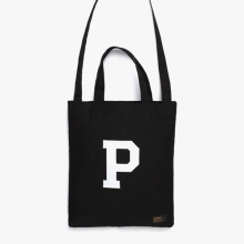 P CANVAS CROSS BAG (BLACK)