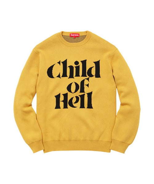 슈프림(SUPREME) CHILD OF HELL SWEATER - 사이즈 & 후기 | 무신사