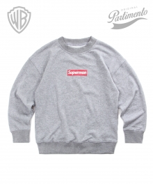 [Warner Bros.] Superman Sweat shirt Gray