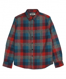 [콰이트] 5 Colors Check Shirts (red)