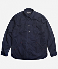 HAND POCKET SHIRT JKT _ NAVY