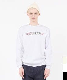 [WV]Sharon lettering Sweatshirts (JJLT0684)