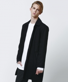 Basic Cotton Coat - Black