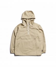 Cotton Anorak Daily Jacket Beige