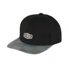 REFLECTIVE CHECKER SNAPBACK CAP BLACK