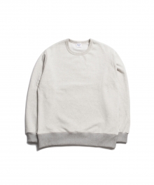 Color Rib Sweatshirts Oat Beige