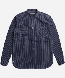 STAND WABASH SHIRT _ NAVY