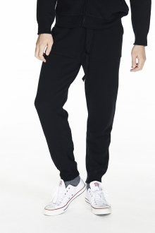 2015F/W KNIT JOGGER PANTS BLACK