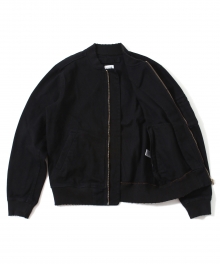 Peach Twill Blouson Black