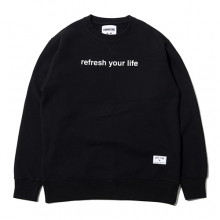 STV. RYL FONT SWEAT SHIRT BLACK