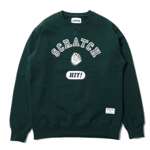 STV. SCRATCH HIT SWEAT SHIRT GREEN