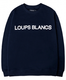 Loups Blancs Logo Sweatshirt (Navy)