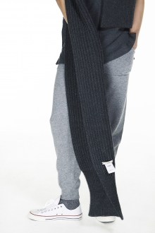 OVERSIZED MUFFLER DARK GRAY