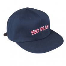 NO PLAN 6 PANEL CAP_NAVY RED