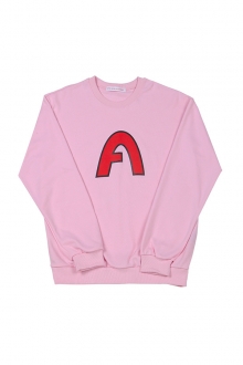 A - 핑크 스웻셔츠