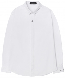 Emblem Oxford Shirt - White