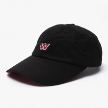 WW WASHED CAP (BLACK)