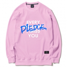 pledge sweat shirt-pink