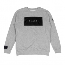 15 FW BASIC LOGO CREWNECK SWEATSHIRT GREY/BLACK