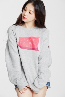 3D LOGO CREWNECK SWEATSHIRT GREY