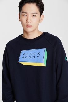 3D LOGO CREWNECK SWEATSHIRT NAVY