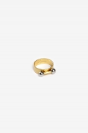 모드곤(MODGONE) [모드곤] Twin Star Knuckle Ring (Gold)