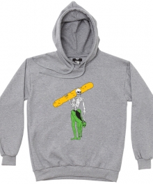 Snowboard Hoodie Gray