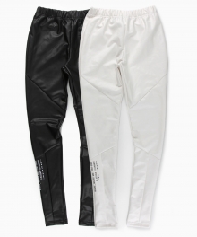 UTP-FL01 gloss incision leggings[black / white(UNISEX)]