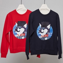 [기모]RUSSIAN DOG PATCH SWEAT SHIRT