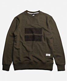 HARRISTWEED SWEATSHIRT _ OLIVE