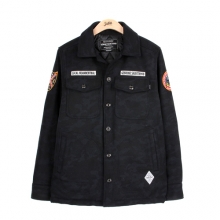 SP Union Melton C.P.O Jacket-Blue Camo