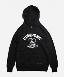 PINGPONG CLUB HOODY _ BLACK