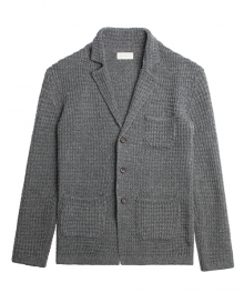 LAMBSWOOL KNIT JACKET