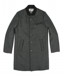 [콰이트] Varsity Coat (Charcoal)