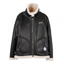 SP Steamroller Shearling Jacket-Black