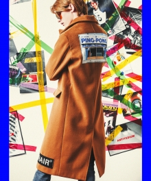 Pingpong Club Oversize Double Coat - Camel