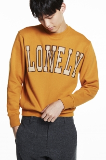 2015F/W LONELY/LOVELY SWEATSHIRT MUSTARD