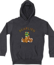 (기모)Bearlien Hoodie Charcoal