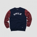 QMILE_AA CREWNECK_NAVY