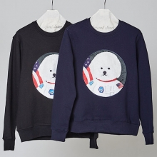 [기모]NEW APOLLO DOG PATCH SWEAT SHIRT WINTER VER