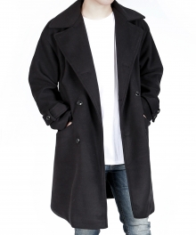 TP48 CASHBLEND DOUBLE COAT (BLACK)