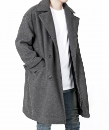 TP48 CASHBLEND DOUBLE COAT (CHARCOAL)