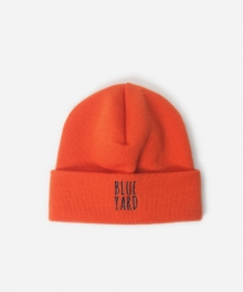 BLUE YARD BEANIE ORANGE